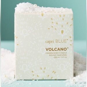 Anthropologie Capri Blue Volcano Glass Candle | 8 ounce | NIB